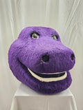 Purple Dino Mascot Costume
