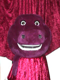 Purple Dino Mascot Costume