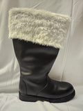 Leather Santa Boot / Professional Santa Boots / Wide Calf / Wide Width