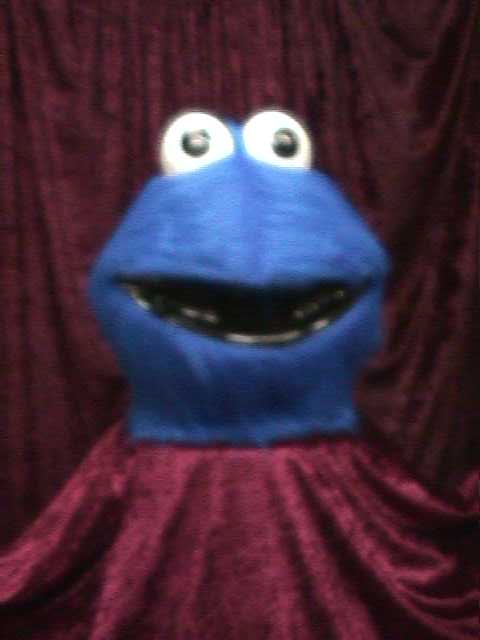 Blue Furry Character Mascot Costume
