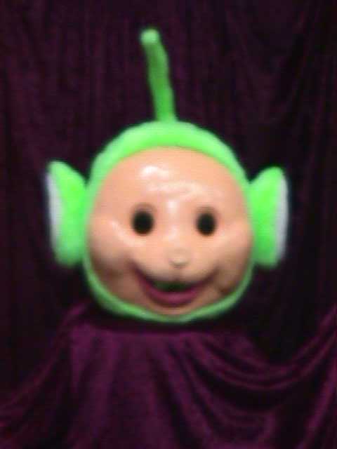 Green Tub Baby Mascot Mascot