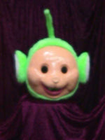 Green Tub Baby Mascot Mascot