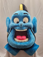 Blue Happy Man Mascot Costume