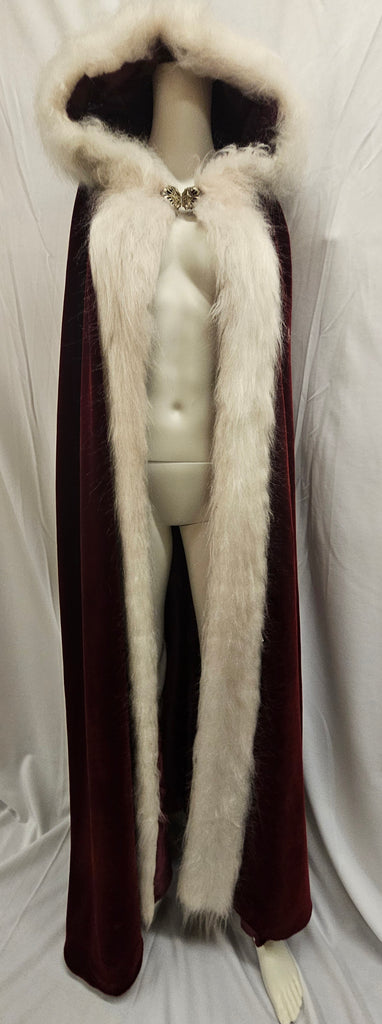 Vintage Hooded Velvet Cloak
