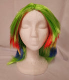 Multicolor Shag Wig