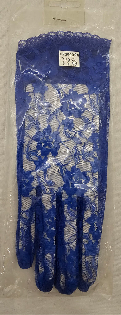 Blue Lace Gloves