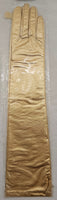 Gold Elbow Length Gloves