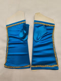 Blue Wristlet Gloves