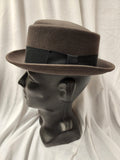 Porkpie Hat  / Deluxe / 100% Wool / Black / Brown / Grey