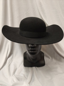 Quaker Hat / Deluxe / 100% Wool / Black / Professional