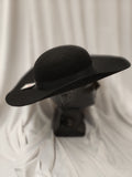 Quaker Hat /  Deluxe / 100% Wool / Black / Professional