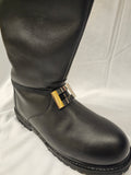 Leather Santa Boot / Professional Santa Boots / Wide Calf / Wide Width