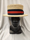 Skimmer Hat / Italian Straw