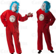 Thing 1 and 2 Mascot Costumes