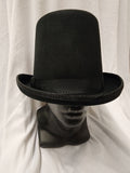 Stovepipe Hat / Deluxe / Wool / Black / Stovepipe Top Hat / "