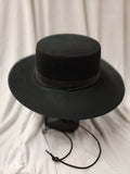 Spanish Hat /  Deluxe Zorro Hat / 100% Wool / Black