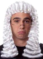 Judge Wig  Powdered Wig