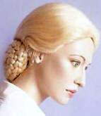 Evita Wig / 1940's Evita Braid Wig / Evita Eva Peron / Deluxe
