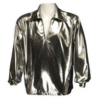 Men's Disco Shirt , Silver
