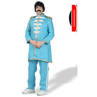 60s Musician, Blue Adult Costume