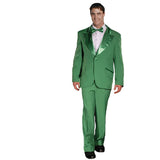 Men's Formal Adult Deluxe Tuxedo Costume, Green