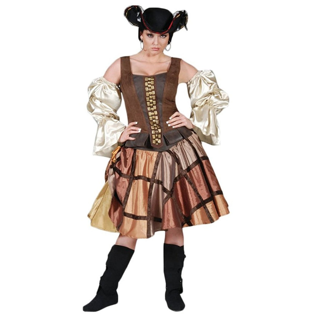 Women's Lady Pirate Skirt Costume