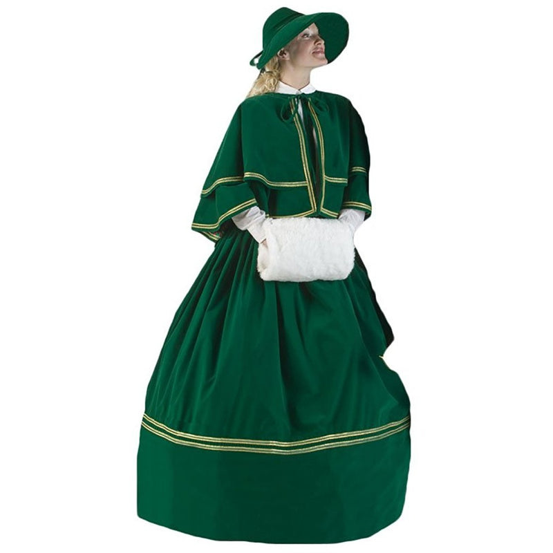 Charles Dickens Caroler / Victorian Caroler / Professional / Deluxe Maroon / M Charles Dickens Caroler / Victorian Caroler / Professional / Deluxe Maroon / M