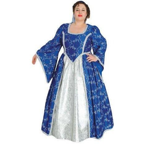 Deluxe Plus Size Medieval Queen  Costume
