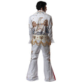 Men's Deluxe King Elvis Jumpsuit Costume