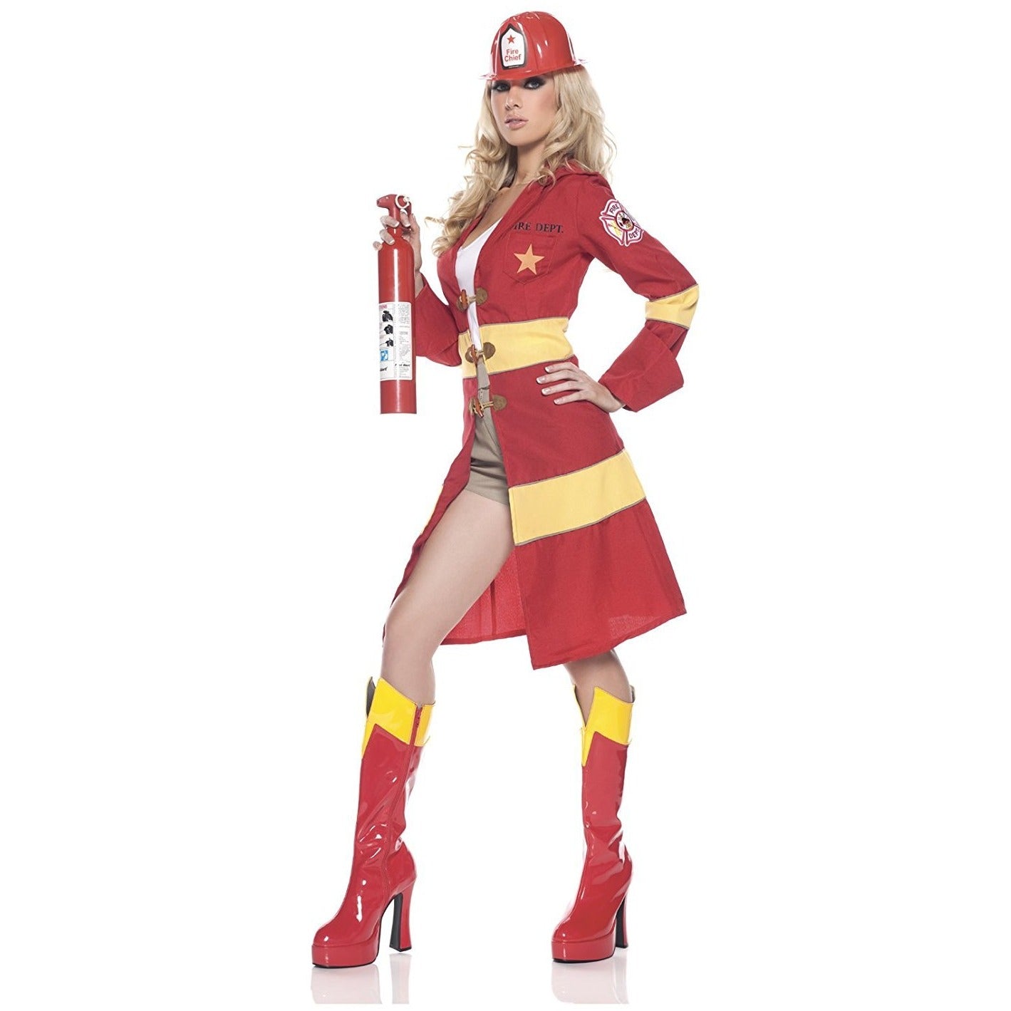 3 Piece Fire Starter Costume S/M 3 Piece Fire Starter Costume S/M