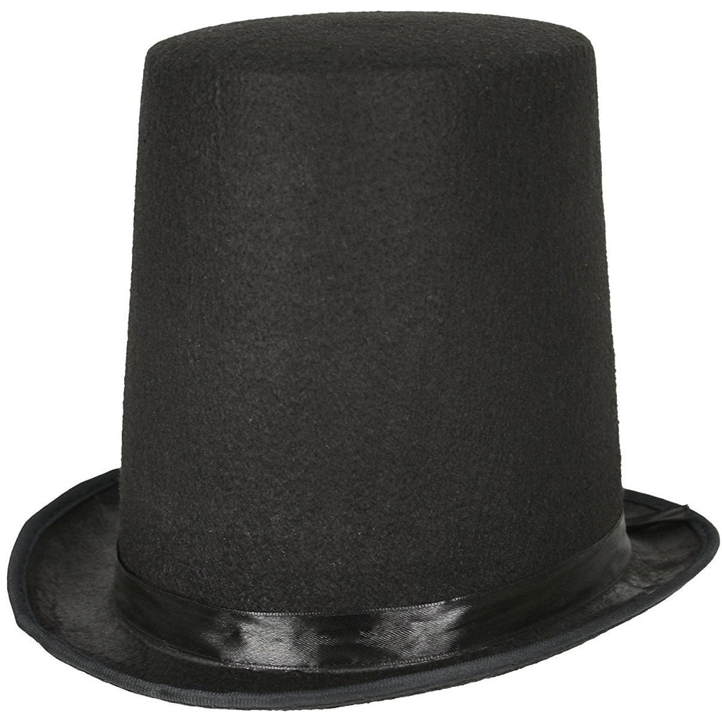 Lincoln Stovepipe Style Hat Black