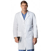 White Unisex Poly Lab Coat