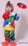 Child Satin Clown Costume