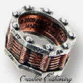 Steampunk Hi Voltage Toric Generator Ring