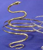 Roman or Egyptian Ladies Snake Asp Metal Armband