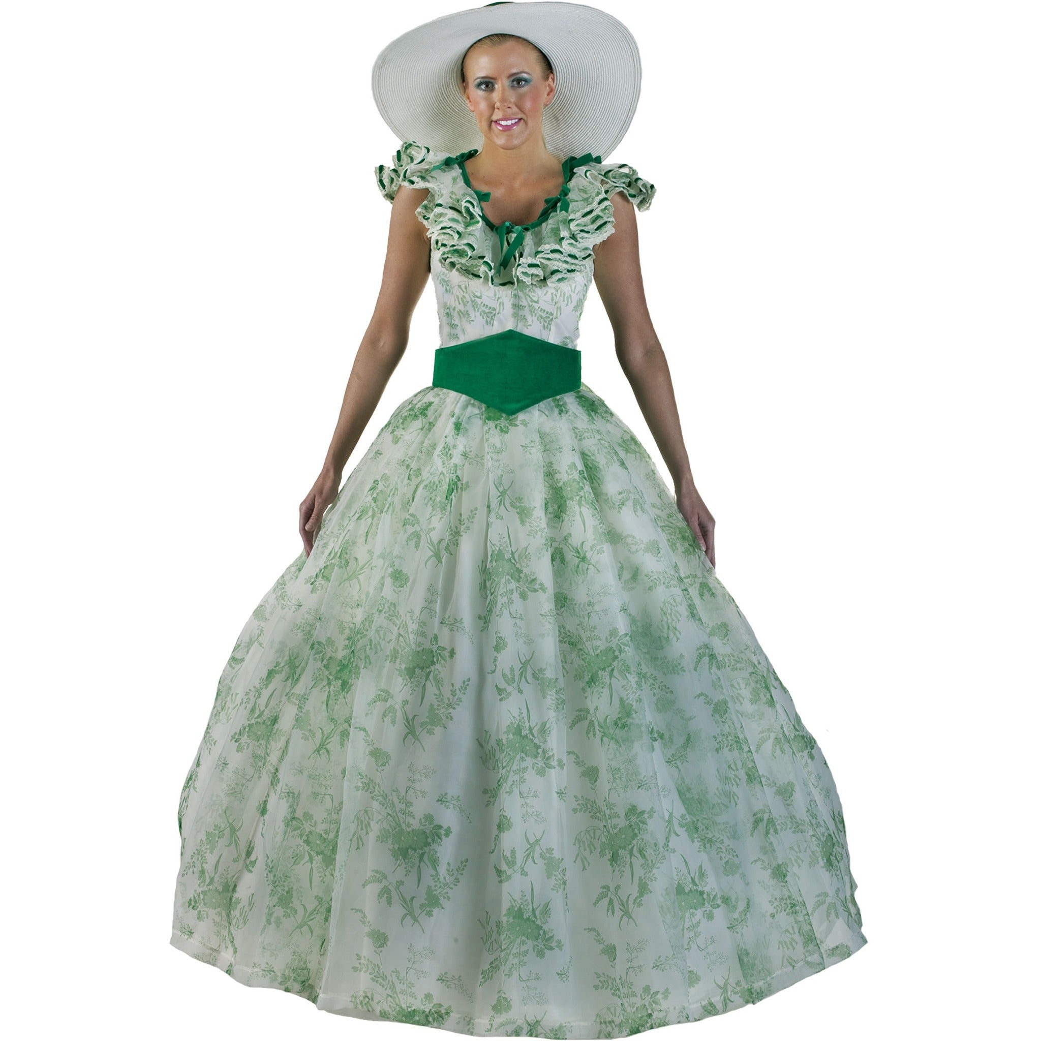 southern belle dress Scarlett O'Hara Costume / BBQ Party Southern Belle Dress Plus (sizes 14-22)