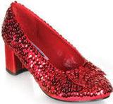 Adult Dorothy Shoes  Red Sequin Wizard of Oz