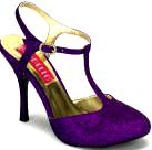 1920's Flapper Shoe / Burlesque Shoes / Bordello Shoes / Violette