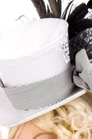 Cigarette Girl Hat / Satin Hat