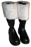 Santa Boot / Genuine Leather Professional Santa Boots / Wide Calf / Wide Width