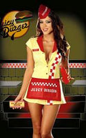 “Juicy Burger Babe” Waitress Costume
