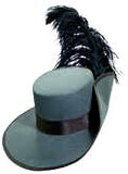 Cavalier / Musketeer / Pirate Hat  Wool Felt / Broadway Quality