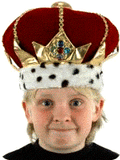 Childs King Crown - Velvet