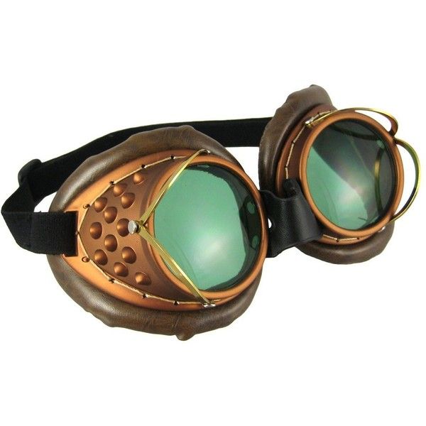 green steampunk goggles Machinist Costume Goggles | Adult | Adult | ST | Brown/Green