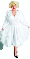 Marilyn Monroe White Halter Dress Costume - Plus Size