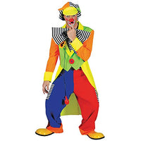Spanky Stripes Clown Costume Man