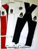 Wide Gangster Suspenders  1.38" Wide