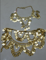 Belly Dancer Necklace/Waist Chain Combo
