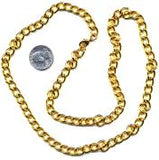 Pimp/Gangster   Metal Chain Necklace 28"