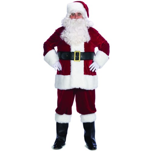 Velveteen Santa Claus Suit Costume